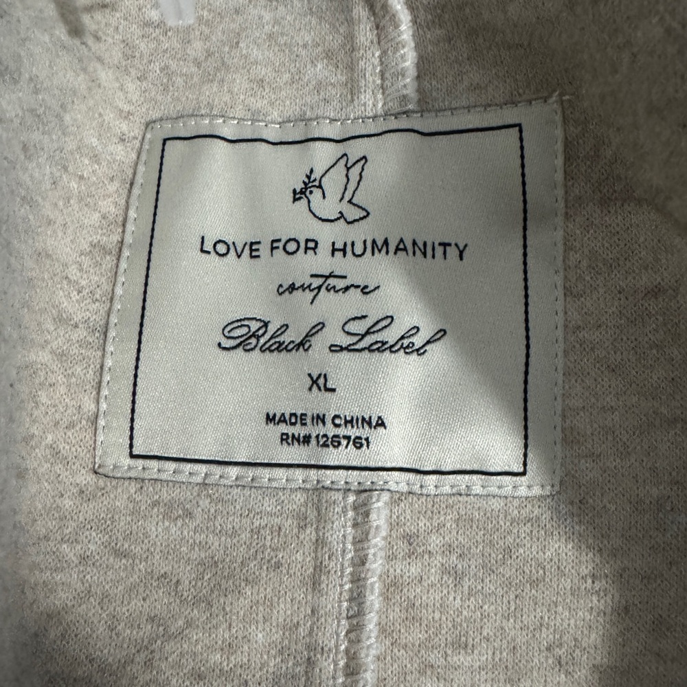 Love for Humanity Black Label Sweater - Beige